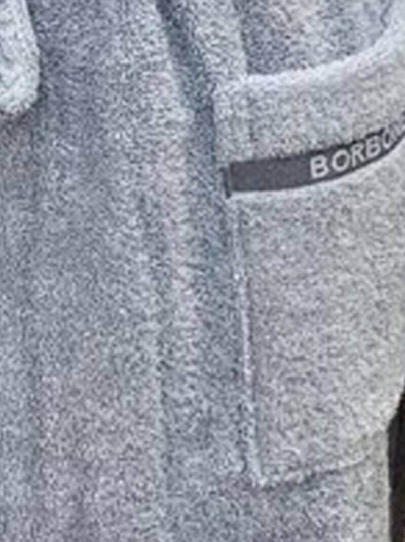 Accappatoio con cappuccio Bagno MINIMAL ACC Borbonese - evabiancheria